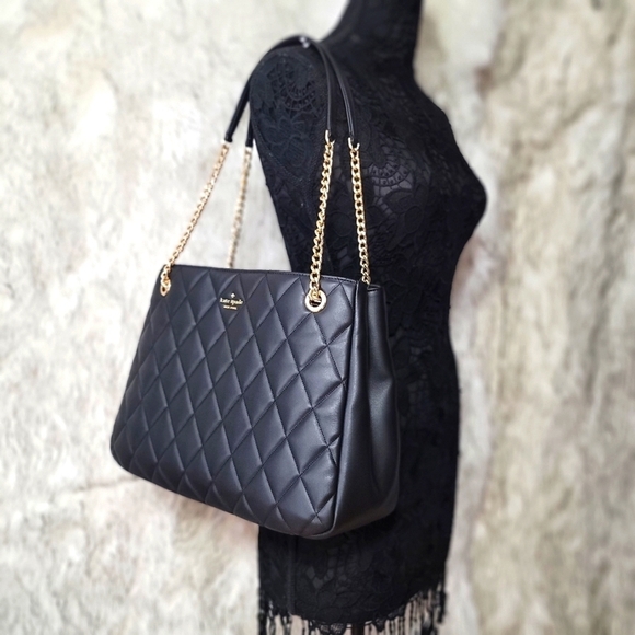 NWT Kate Spade New York 3 PCS Set Shoulder Bag Purse Designer Handbag Tote ++ - Picture 8 of 13